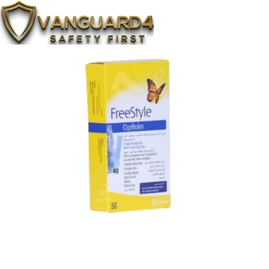 Abbot Freestyle Optium Carbon Coating Blood Glucose Meter Test Strips