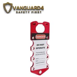 The HSS-01 Aluminum Alloy Lockout Hasp: Lightweight, corrosion-resistant, and labeled for clear group lockout/tagout.