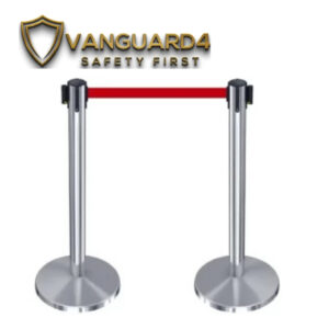 Crowd Control Barrier Retractable Queue Pole