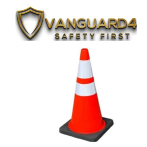 Reflective Road Safety PVC Traffic Cone with Rubber Base