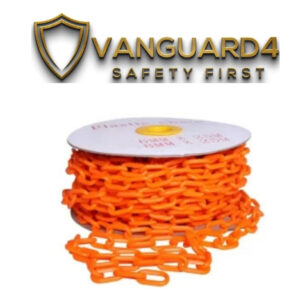 Orange Traffic Warning Plastic Chain