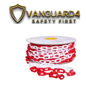 Red & White Traffic Warning Plastic Chain