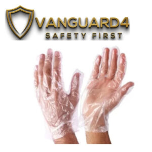 Disposable High Density Polyethylene HDPE Clear Plastic Gloves