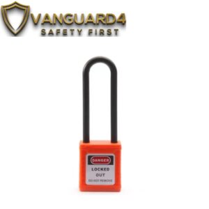 LOTO PL-G37 Nylon Long Shackle Non Conductive Lock Out Safety Padlock