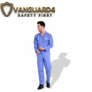 Breathable Cotton F1022 Flame Retardant Pre Shrink Work Safety Mechanic Uniform Coveralls