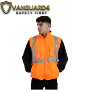 Fluorescent Parka FP1652 Road Clothing Hi Vis Safety Reflective Rain Coat Waterproof Jacket