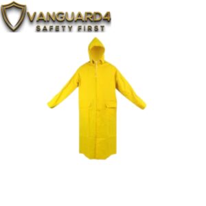 Chemical PVC Washable Water Proof Heavy Duty Yellow Raincoat
