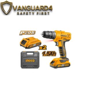 Ingco CDLI20012 Lithium Ion Cordless 20V Battery Rechargeable Powerful Impact Power Drill