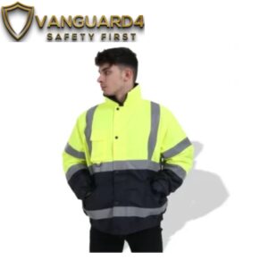 Fluorescent Parka FP1655 Road Clothing Hi Vis Safety Reflective Rain Coat Waterproof Jacket