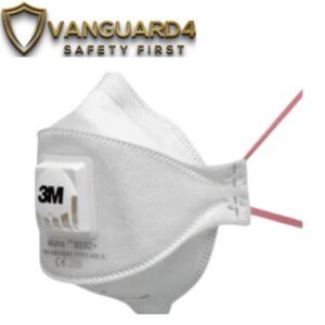 3m Aura 9332+ FFP3 Chemical Disposable Particulate Respirator Face Mask With Filter